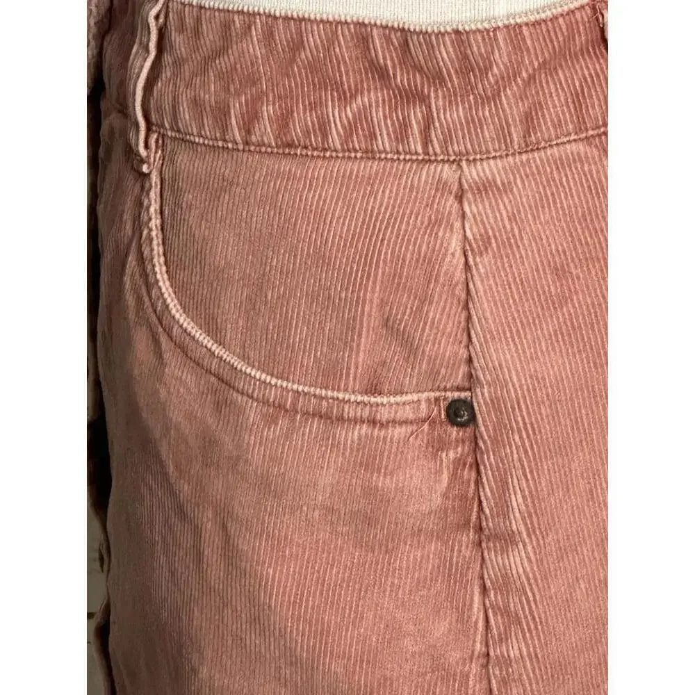 Roxy dusty rose classic casual corduroy A-line mini skirt Size Medium/10